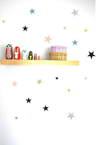 Title 7, Star Creative Combination PVC Wall Sticker for ...