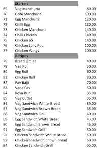 Mayukha Foods menu 3