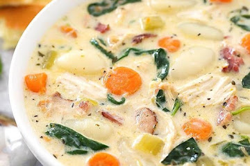 Instant Pot Creamy Chicken Gnocchi Soup
