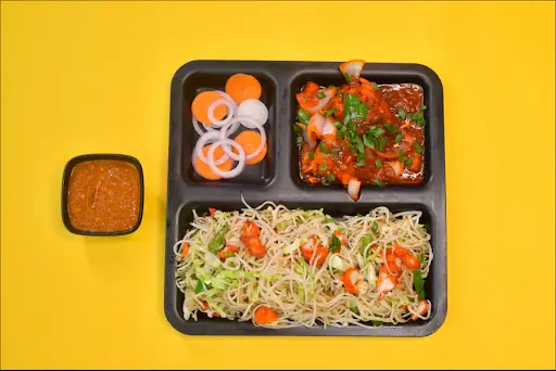 Chicken Noodles+ Chicken Manchurian