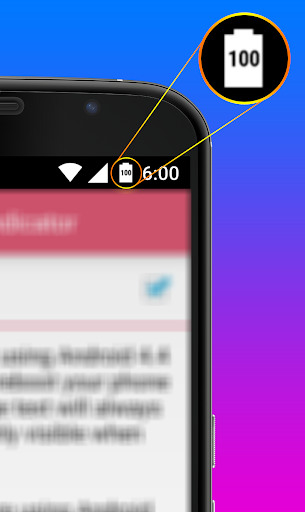 Screenshot Battery Percentage Indicator