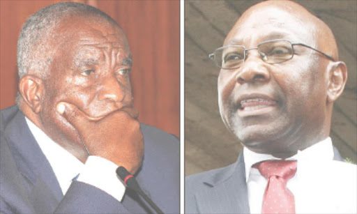 WHAT NEXT?: Equity Group chairman Peter Munga and NSE board member Jimnah Mbaru.