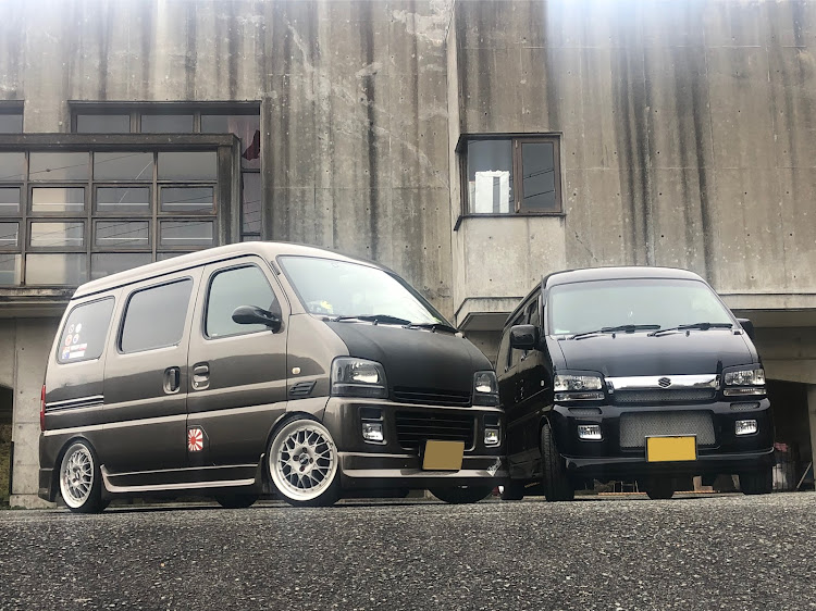 エブリイワゴンのプチオフ・撮影会・念願のコラボに関するカスタム事例の投稿画像5枚目