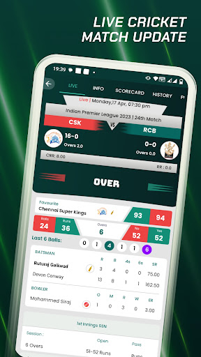 Screenshot Fast Cricket Live Line