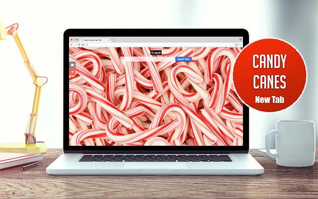 *NEW* Candy Cane HD Wallpapers New Tab Theme