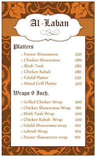 Al Laban menu 6