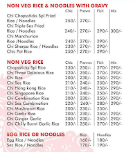 Chopstick Chinese Cuisine menu 4