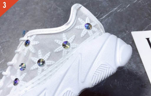 Title 7, Womens Platform Mesh Casual Shoes, combining c...