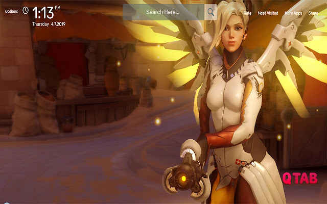 Overwatch Mercy Wallpapers HD Theme