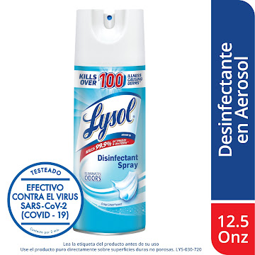Desinfectante Spray Crisp LYSOL 538 gr
