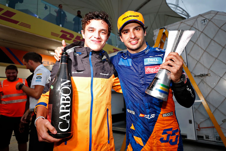 McLaren drivers Lando Norris and Carlos Sainz