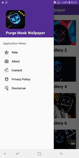 Full HD LED Purge Mask Wallpaper