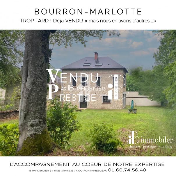 Vente maison 5 pièces 199.46 m² à Bourron-Marlotte (77780), 690 000 €