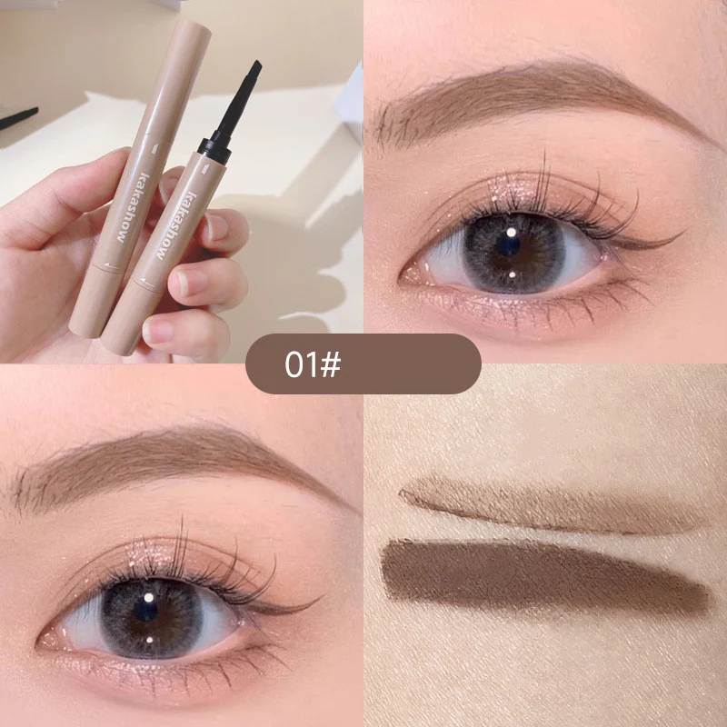 Crayon à Sourcils Imperméable, Résistant à la Sueur, Durable, Sans Décoloration, Sans Bavure, Crème à Sourcils Teintée. Sourcils Parfaits.