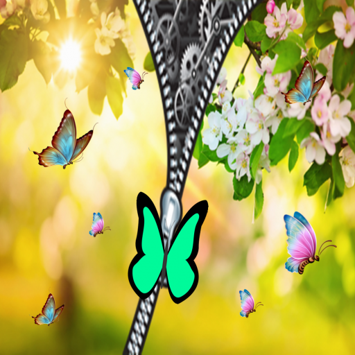 Butterfly lock screen free