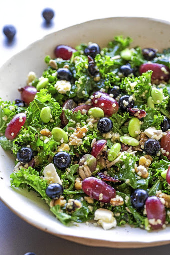 Kale and quinoa salad