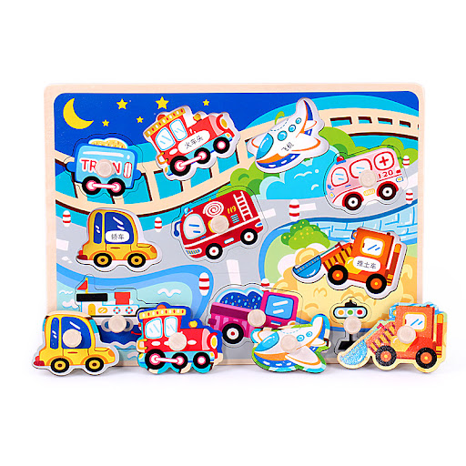 Title 7, Wooden Three-Dimensional Puzzle Educational Toy...