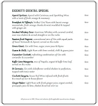 Cicchetti menu 7