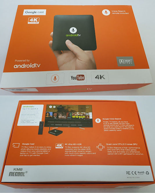 [REVIEW] TV Box Mecool KM8 - Amlogic s905x 2/16GB - Android TV - Control por voz