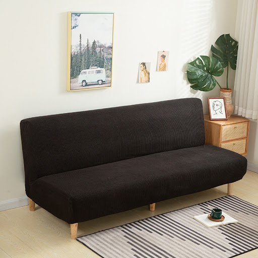 Title 5, Solid Color Universal Corn Velvet Sofa Mattress...