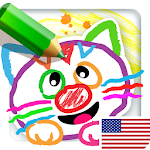 Cover Image of Download Drawing for Kids Learning Games for Toddlers age 3 2.1.2.1 APK