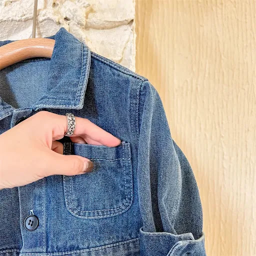 Title 19, Childrens Denim Jumpsuit Long Sleeve Trousers ...