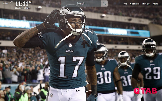 Philadelphia Eagles New Tab Wallpapers