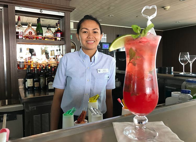 A strawberry mojito, with roots in Cuba.