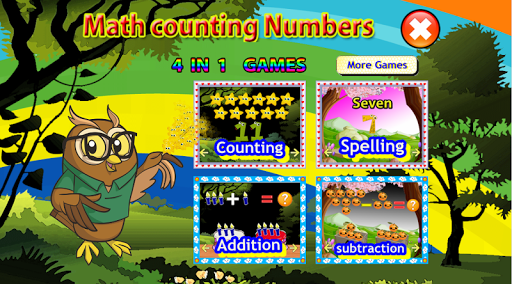 math game number addition kids