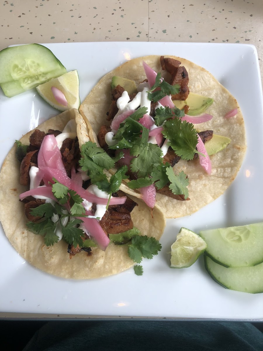 Octopus tacos at Little Mermaid on the Homer spit, they were amazing!!!