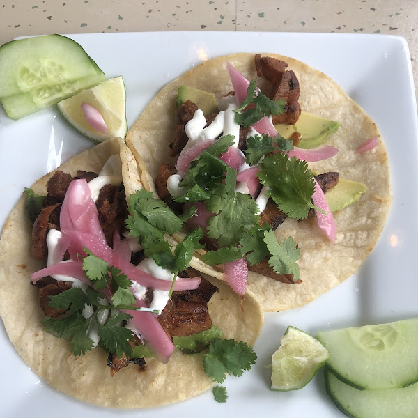 Octopus tacos at Little Mermaid on the Homer spit, they were amazing!!!