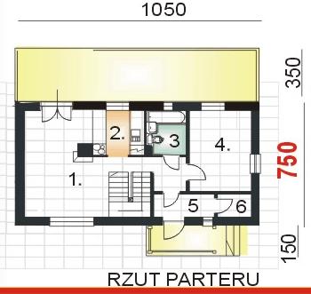 BR-175 - Rzut parteru