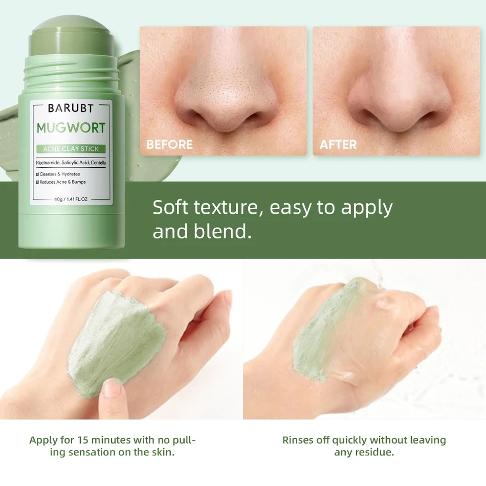 Daub-type Facial Mask for facial care. Provides intense hydration, easy daub-type application, softens, revitalizes the 