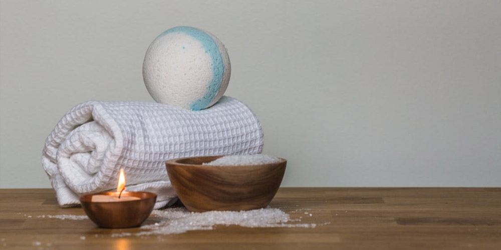 CBD Oil bath bomb