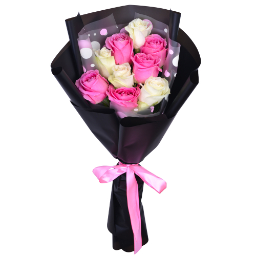 Pure Romance Bouquet - 9 roses bouquet