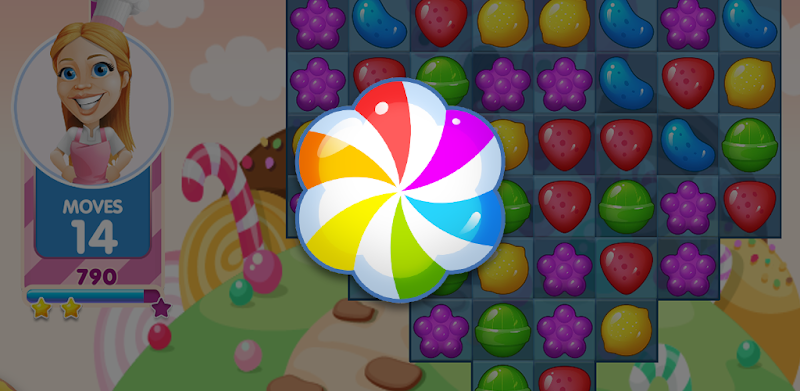 Jelly Candy Puzzle - Match 3 Game