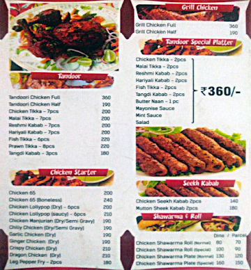 Nizam Biryani & Catering( Main Branch) menu 