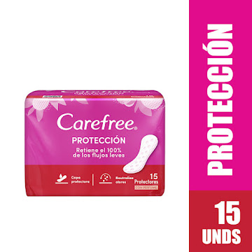 Protectores Diarios Carefree Protección Con Perfume x 15 und  