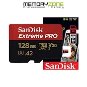 Thẻ Nhớ Microsdxc Sandisk Extreme Pro V30 A2 128Gb 200Mb/S Sdsqxcd - 128G - Gn6Ma