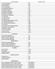 Tiktok foods menu 2