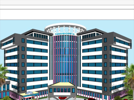 The artisic impression of the planned 450-bed Pumwani Maternity Hospital. /GPS