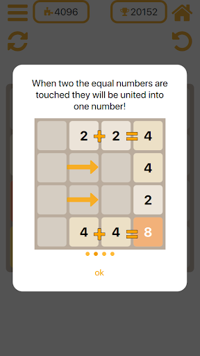 Screenshot 2048 - number puzzle game