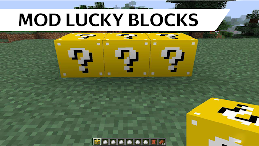 Screenshot Lucky Block Mod for Minecraft