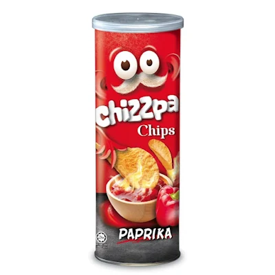 Chizzpa Potato Crisp Chips - Paprika - 160 g