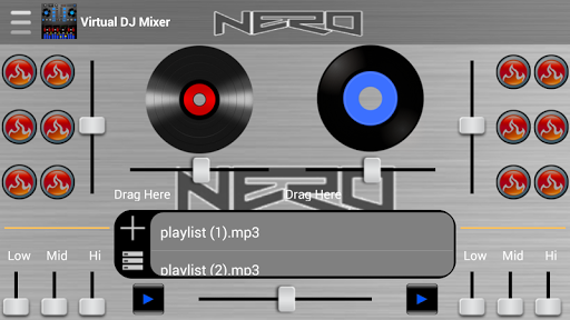 Virtual DJ Mixer Player