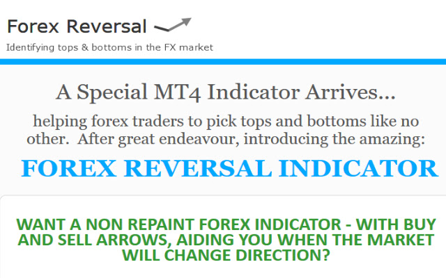 Forex Reversal chrome extension