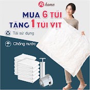 [Mua 6 Tặng 1] Túi Hút Chân Không Đựng Quần Áo, Chăn Mền Gối Bỏ Vali, Hộp Đựng Đồ Áo, Tủ Đồ