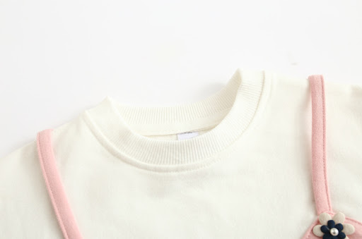 Title 13, Korean Girl Long-sleeved T-shirt with flowers, ...