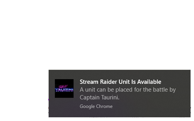 Stream Raiders Place Unit Reminder Preview image 0