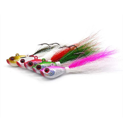 Title 9, Multicolor Deer Tail Beard Guy Bronzing Lure, E...